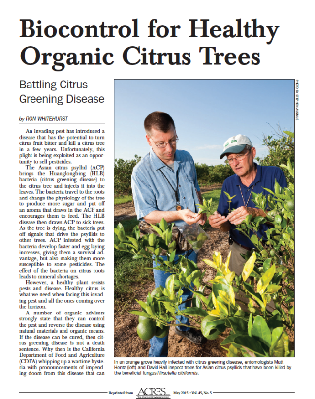Biocontrol Whitehurst Acres USA May 2015 pg 1