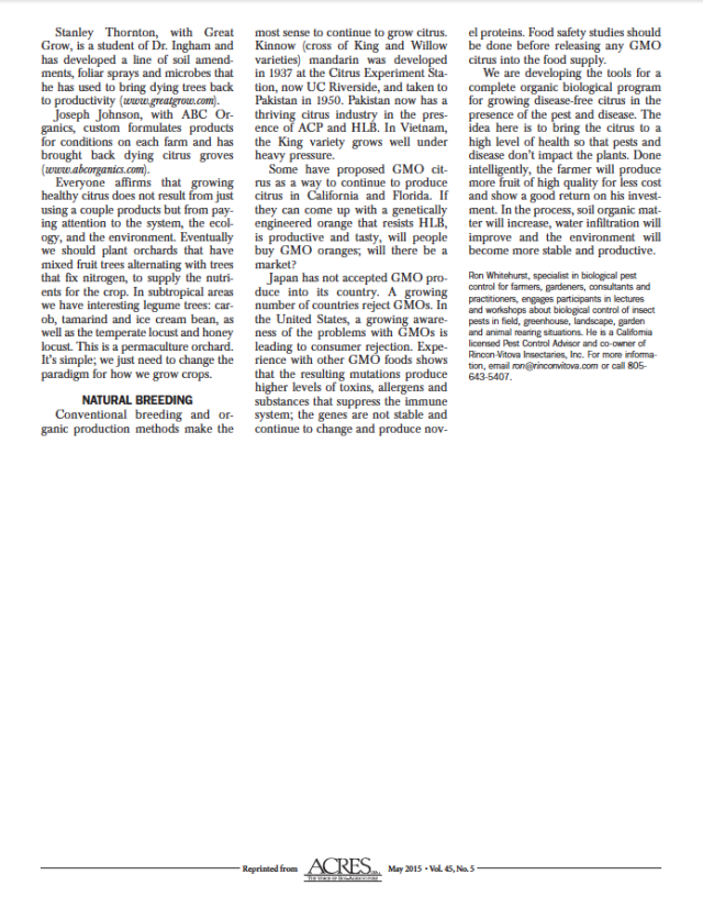 Biocontrol Whitehurst Acres USA May 2015 pg 5